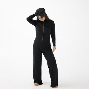 vtg 70s Saks Fifth Ave wide leg jumpsuit